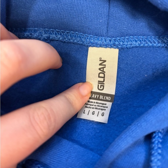 Chicago I Love You Hoodie in Cobalt Blue - Picture 3 of 5